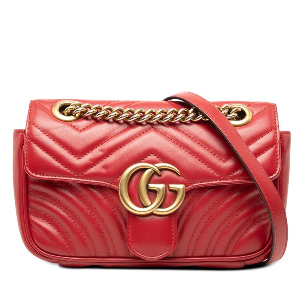 Gucci Gg Marmont Flap Bag Matelasse #327109G12B
